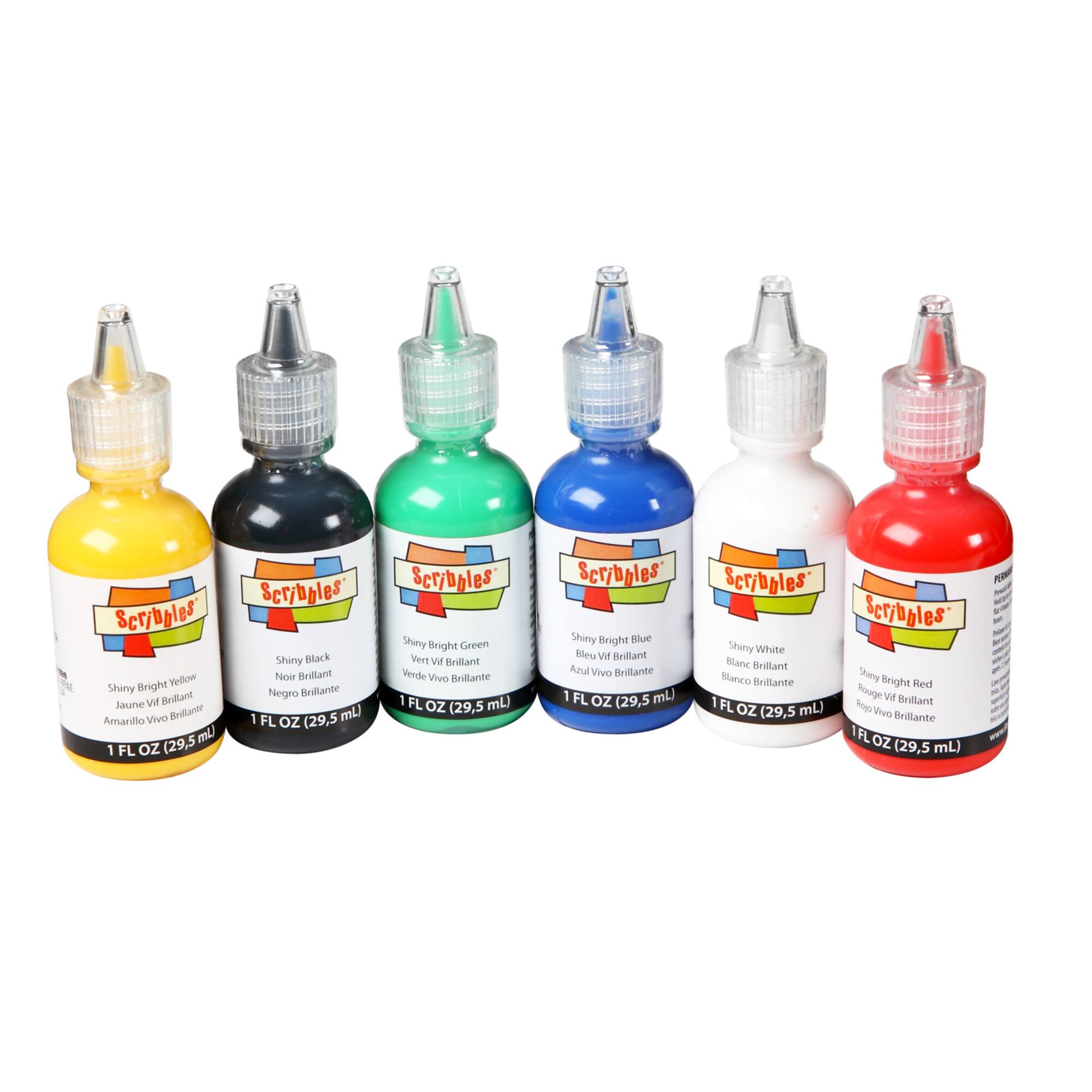 Scribbles® Shiny 3D Fabric Paint Set